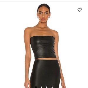 SPRWMN Bandeau Top in Black size Large